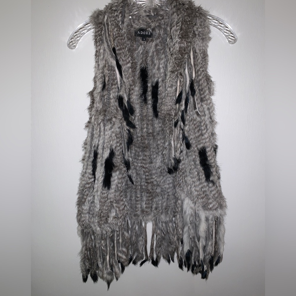 002 Adore Rabbit and Raccoon Vest